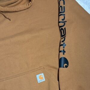 Carhartt Loose-Fit Midweight Logo Long-Sleeve Hoodie for Men 3XL